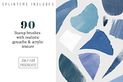 Procreate Stamp Brushes Bundle 2020, a Brush Add-On by Struvictory.art (Thumbnail 7 of 36)