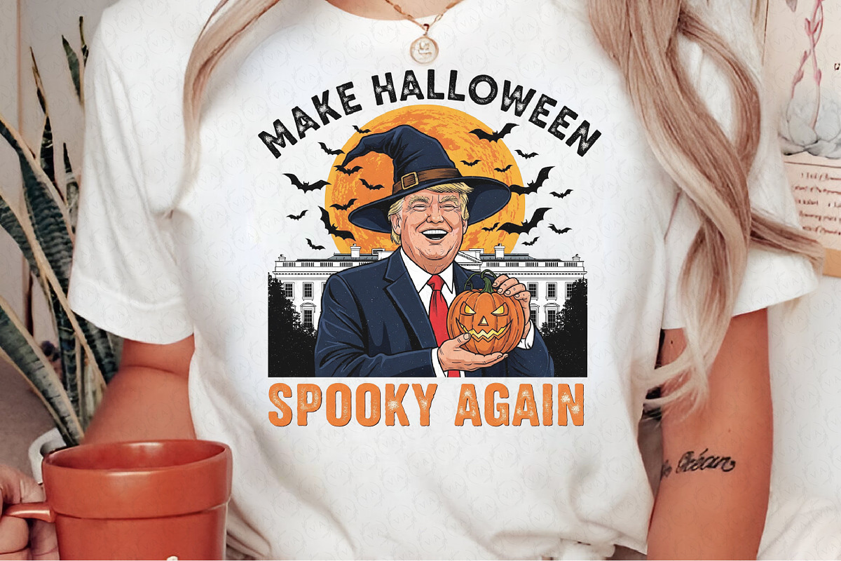 Make Halloween Spooky Again PNG, an Illustration by Craft Nest (Photo 2 of 6)