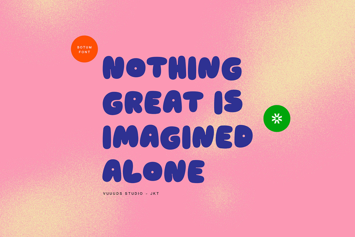 Botum Font, a Sans Serif Font by vuuuds (Photo 6 of 9)