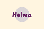Helwa, a Handwritten Font by zuzulgo (Thumbnail 1 of 5)