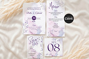 Lavender Wildflower Wedding Suite, an Invitation Template by Arslan (Thumbnail 4 of 6)