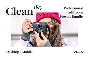 185 Clean Presets Lightroom Bundle