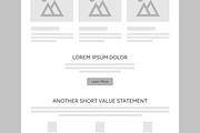 Wireframe Design Template, an UI Kit Template by CreativeShaper (Thumbnail 4 of 5)