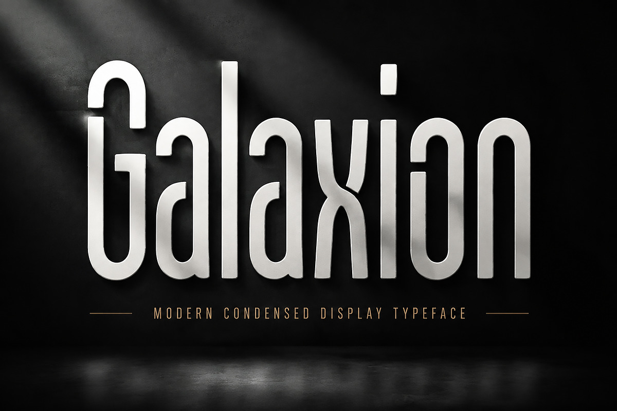 Galaxion, a Serif Font by Wow Magic (Photo 1 of 5)