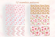 Blossoming Almond watercolor clipart, a Food Illustration by susie-p-art (Thumbnail 14 of 18)