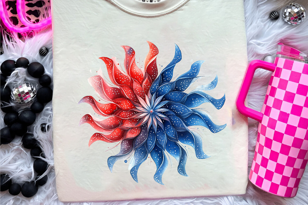 4th of July Fireworks Sublimation, an Illustration by CreationArt (Photo 8 of 9)