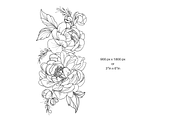 Floral Tattoo Set, an Object Graphic by VictoriaKStudio (Thumbnail 4 of 6)