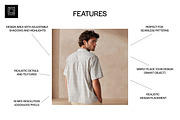Men's Short Sleeve Shirt Mockup, an Apparel Mockup by 1001 mockups (Thumbnail 2 of 10)