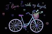 Cute hand drawn bicycles, a Healthcare Illustration by DinaraChernaya (Thumbnail 5 of 6)
