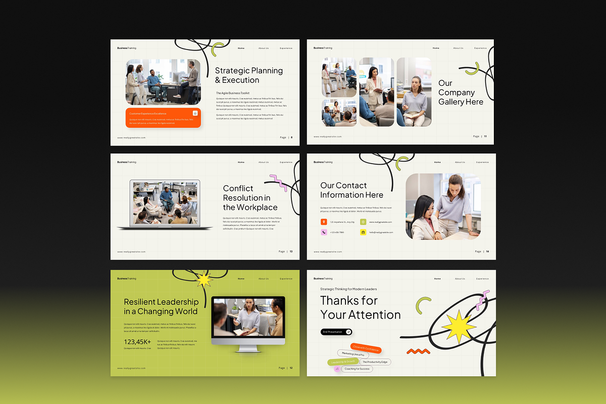 Business Training Presentation, a Presentation Template by Annora Studio (Photo 3 of 7)