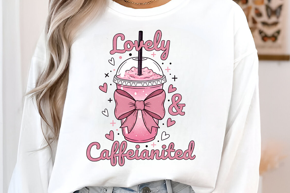 Lovely Caffeinated PNG,Valentines Da, a Graphic by Libby Wishes (Photo 3 of 8)