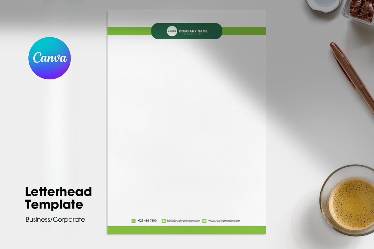 Premium Letterhead Templates, a Stationery Template by Akdesain