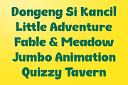 Kancil - Bold and Fun Font, a Font by Pekotype (Thumbnail 11 of 16)