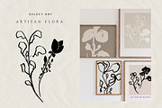 Artistic Abstract Floral Line Art, an Illustration by Laras Wonderland (Thumbnail 3 of 9)