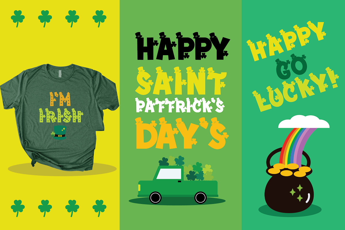 Lucky Clover Font, a Font by caocastudio (Photo 4 of 4)