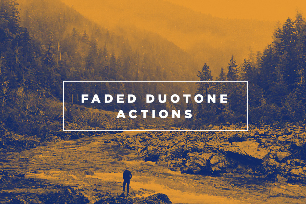 Faded Duotone Photoshop Actions preview 6
