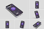 Smartphone 14 Pro Mockup, an iPhone Mockup by Se٧enStudio (Thumbnail 1 of 7)