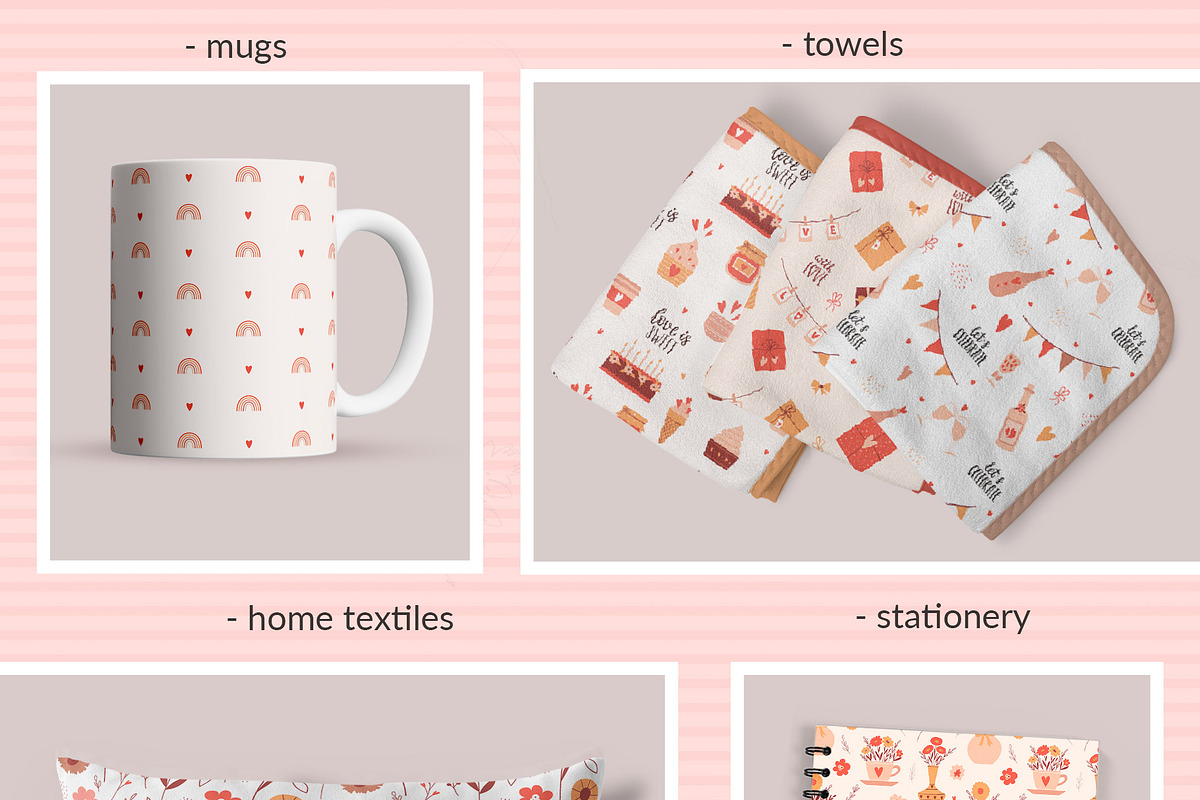 Valentine's day. Cards & Patterns, a Decorative Illustration by Valeria Soloveva (Photo 15 of 17)