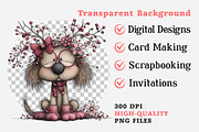 Whimsical Christmas Fluffy Animals, an Illustration by Dream Creation (Thumbnail 7 of 7)