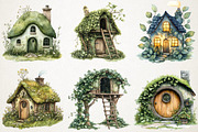 Enchanted Fairy House Clipart Png, an Illustration by RobertsArt (Thumbnail 5 of 7)