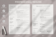 Easy Resume Template & Cover Letter, a Resume Template by HIRED Design Studio (Thumbnail 2 of 13)