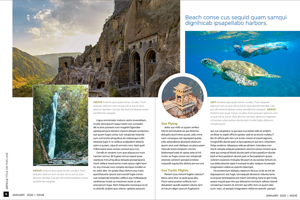 Travel Magazine, a Magazine Template by potterDesigns (Photo 7 of 13)
