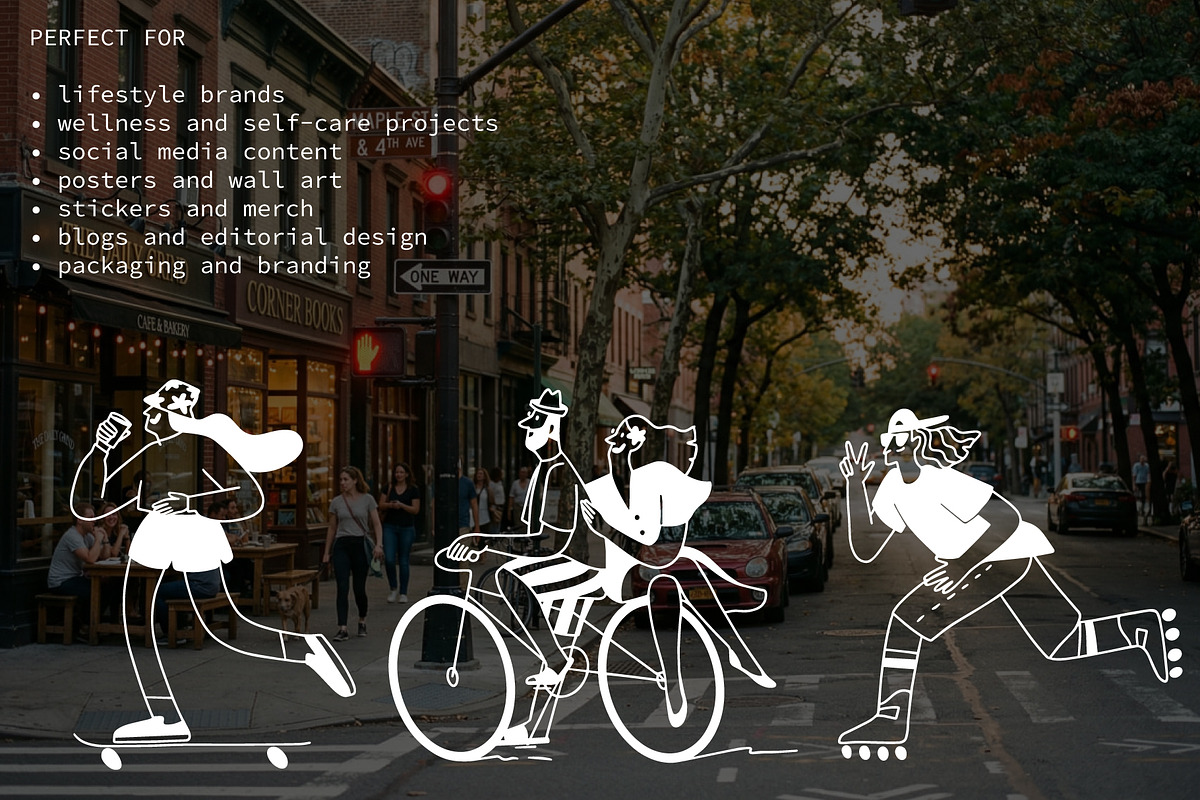 Simple Joys: 35 Hand Drawn Doodles, a Person Illustration by Olly Kava (Photo 6 of 9)