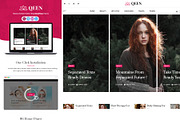Fashion Lifestyle Blog WordPress, a WordPress Template by UInstrument (Thumbnail 1 of 7)