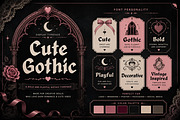 Cute Gothic, a Blackletter Font by Wow Magic (Thumbnail 3 of 4)