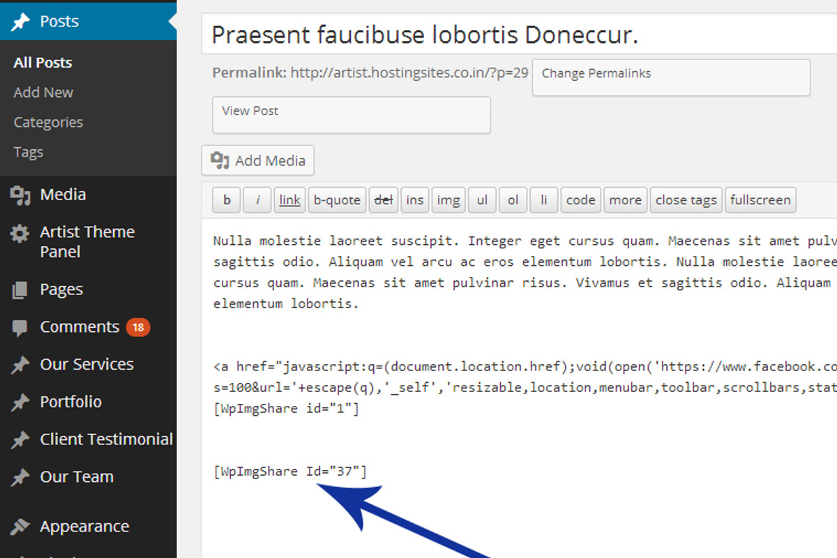 WP Image Share Plugin, a WordPress Template by hsoft (Photo 4 of 5)