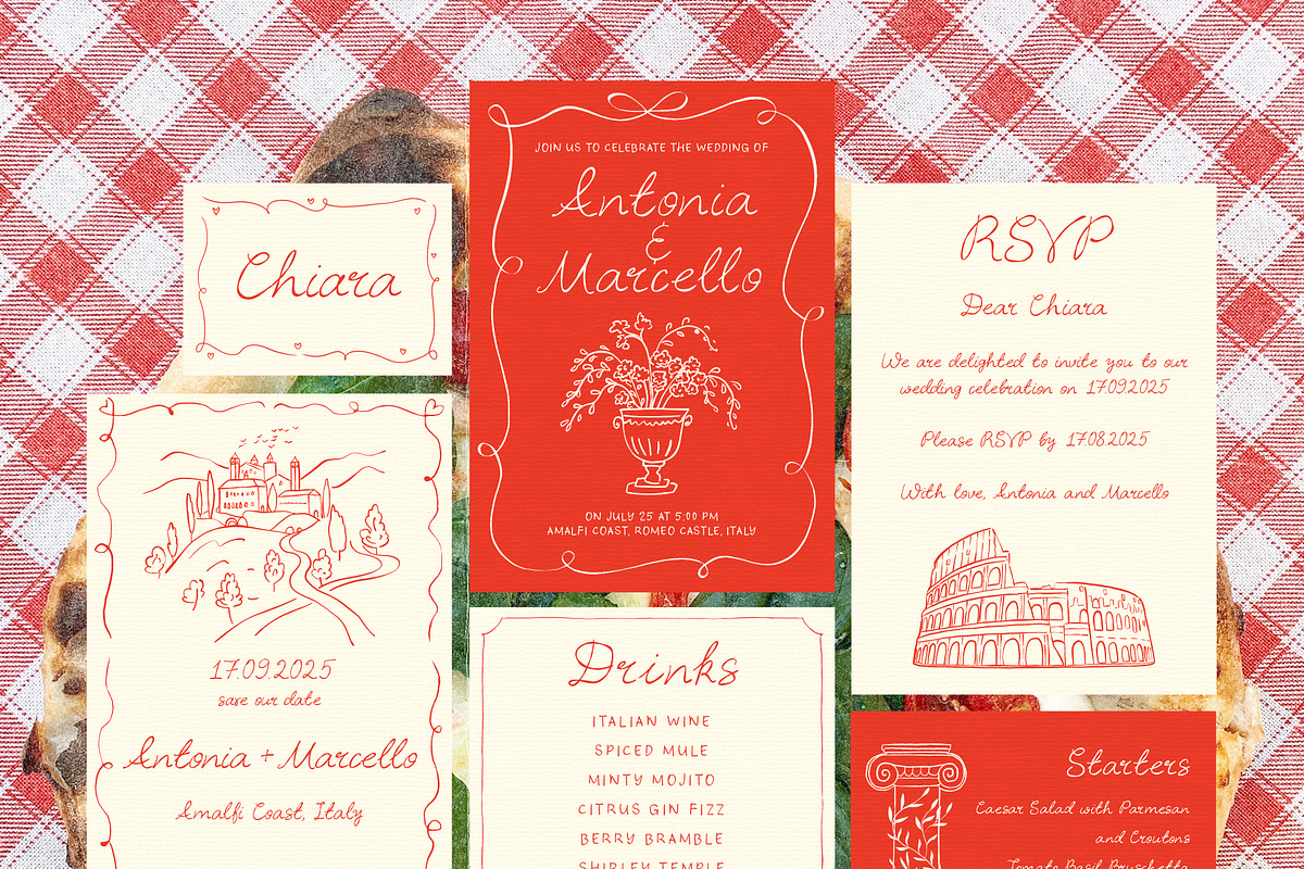 La Dolce Vita Italian Wedding SVG, an Object Illustration by Ayya Studio (Photo 4 of 13)