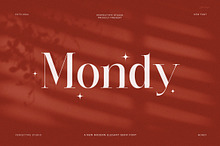 Mondy Modern Serif Font