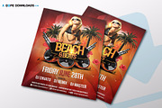 Beach & Beats Flyer Template, a Flyer Template by DopeDownloads (Thumbnail 3 of 3)