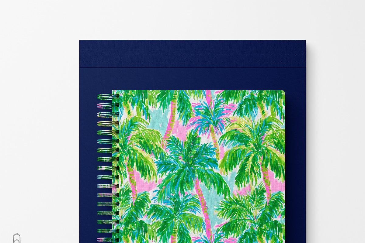 Seamless Preppy Palm Tree Patterns, a Pattern Graphic by The Preppy Artist (Photo 9 of 11)