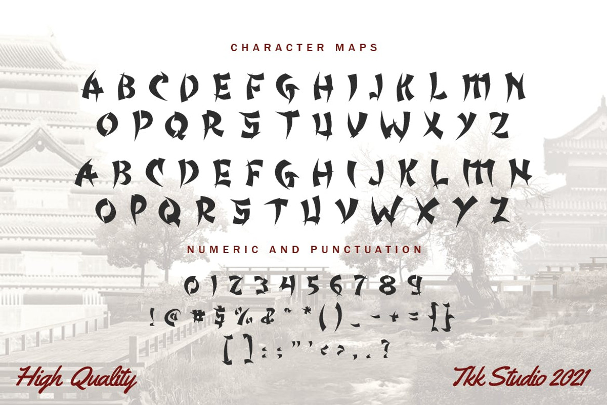 HENSHIN - Japanese Font, a Font by tokokoo (Photo 11 of 11)