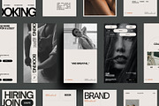120 Instagram Post + Story Templates, a Social Media Template by Prapti Design (Thumbnail 3 of 13)