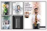 Double Exposure Halftone Creator, an Action Add-On by MRI STUDIO (Thumbnail 1 of 18)