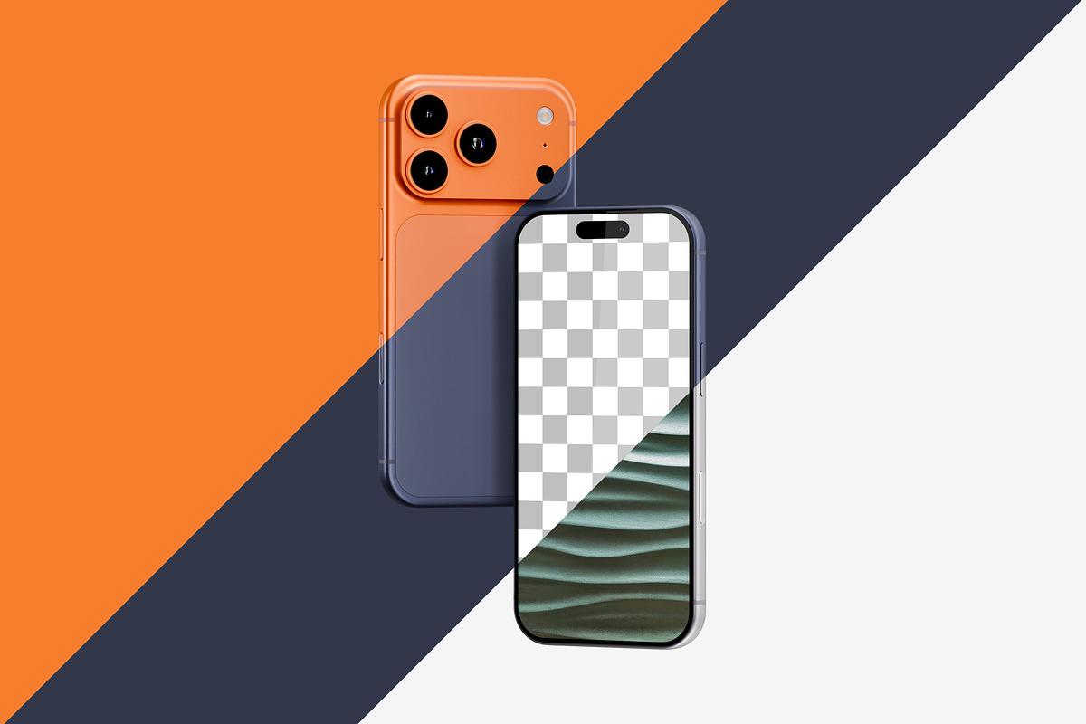 iPhone 17 Pro Mockup, an iPhone Mockup by itefan Studio (Photo 3 of 3)