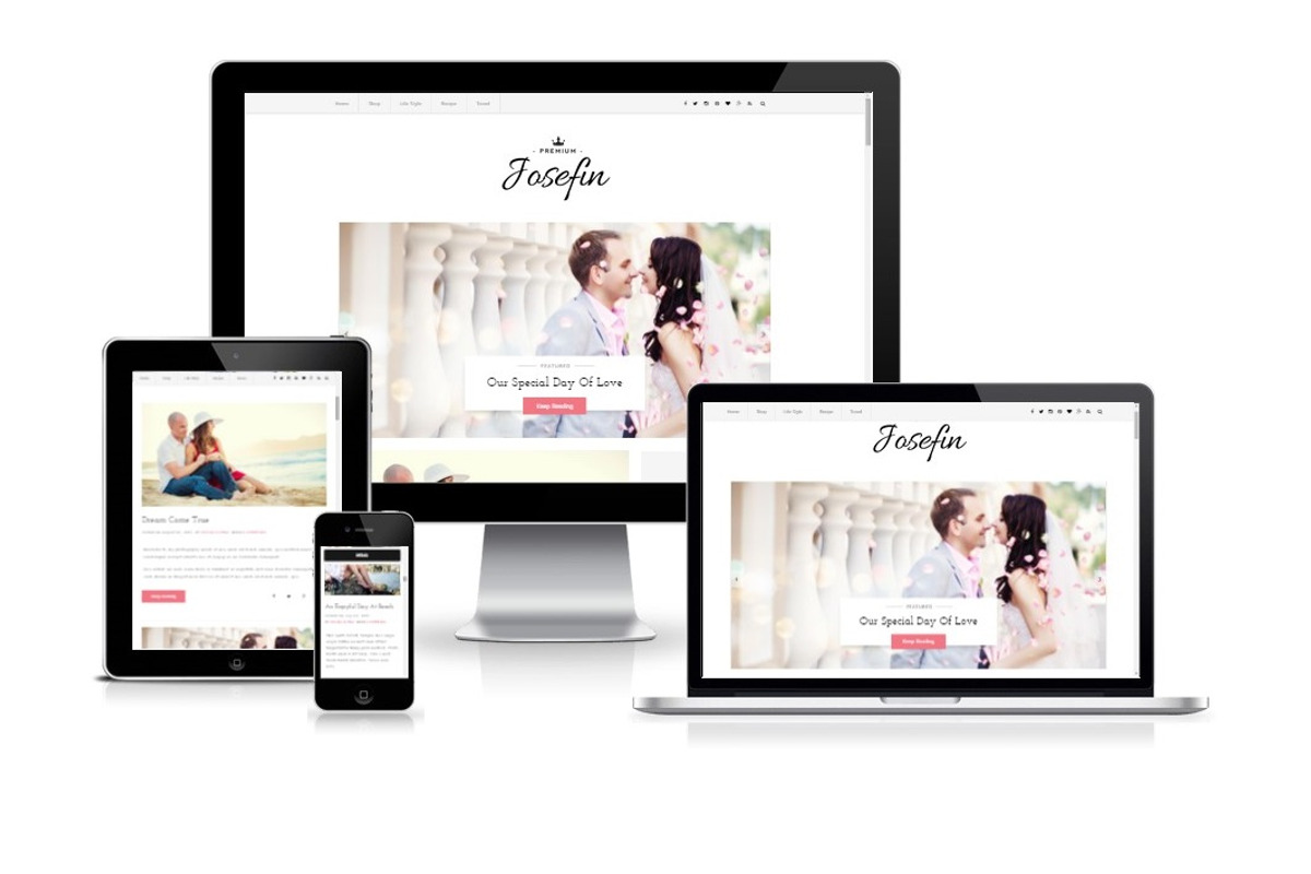 Responsive Blogger Template- Josefin, a Websites & App Template by bthemez (Photo 1 of 4)