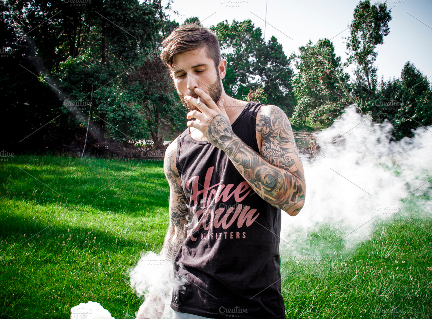 SMOKER, a Person Photo by MARCONOISEY