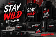 BRUSHRAGE, a Script Font by Wow Magic (Thumbnail 2 of 4)