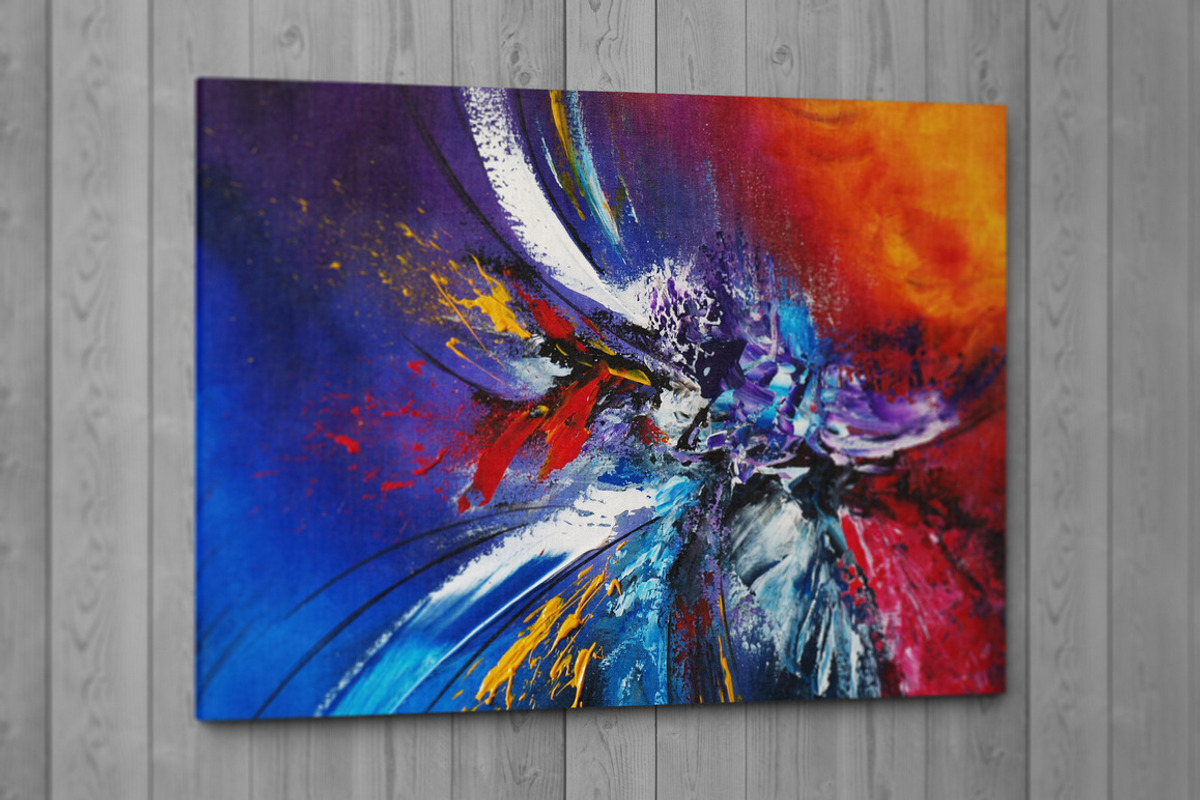 Landscape Canvas Mock-Up, a Pens & Pencil Mockup by MassDream (Photo 2 of 9)