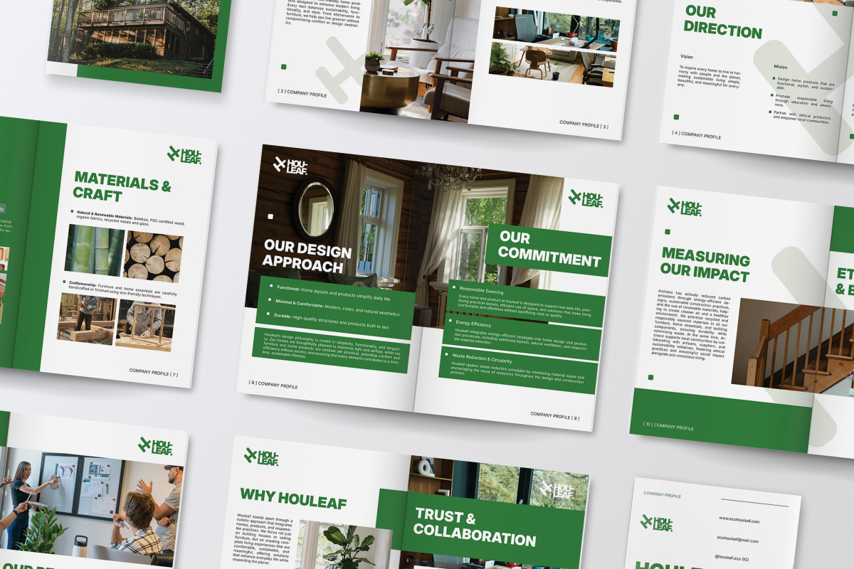 Sustainable Home Company Profile, a Brochure Template by productype1 (Photo 5 of 6)
