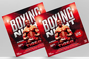Boxing Flyer Template, a Flyer Template by Artonix (Thumbnail 3 of 3)