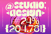 Bangkoq Bold Modern Display Font, a Sans Serif Font by timelesstype.co (Thumbnail 18 of 20)