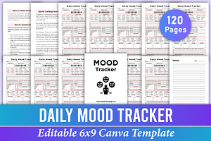 Daily Mood Tracker Canva Interior