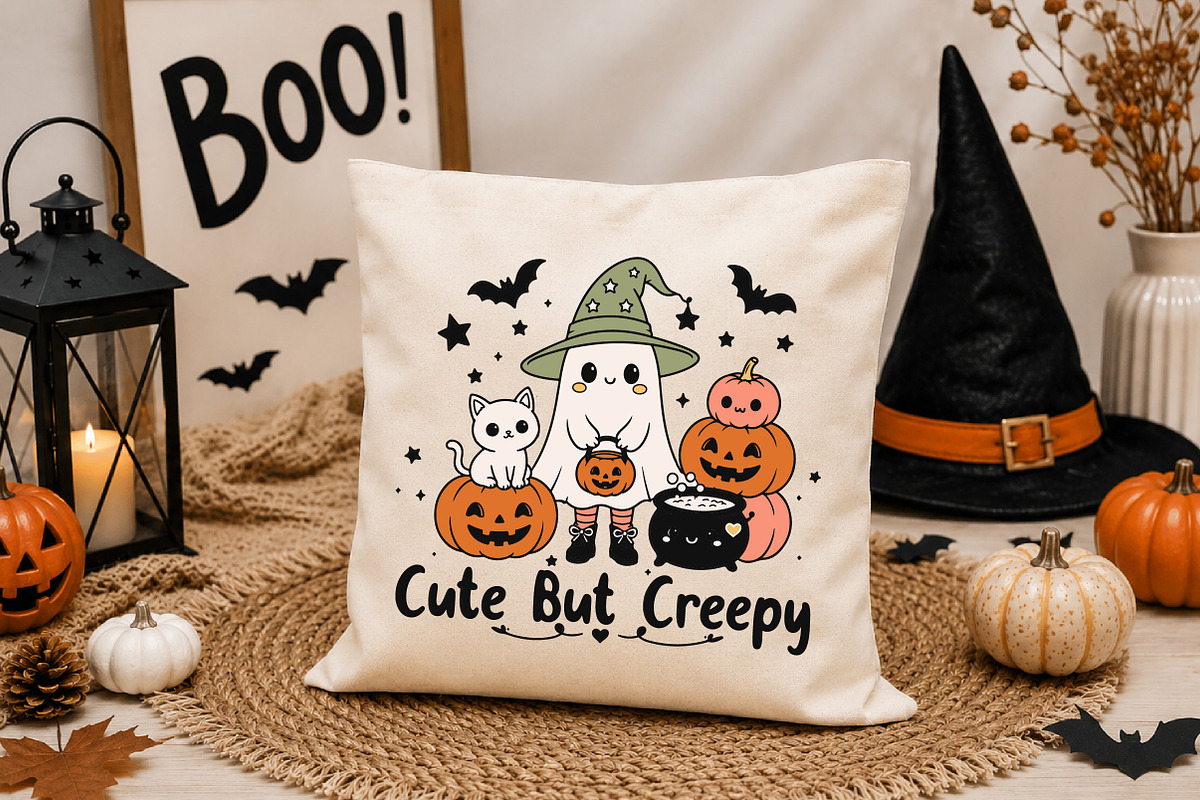 Cute But Creepy Halloween PNG, a Seasonal Illustration by Designworld (Photo 3 of 4)