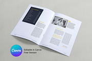 Annual Report Canva, a Brochure Template by DesignDevisers (Thumbnail 2 of 11)