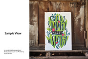 White Wooden Sign Mockups, a Household Mockup by mock-ups (Thumbnail 4 of 11)