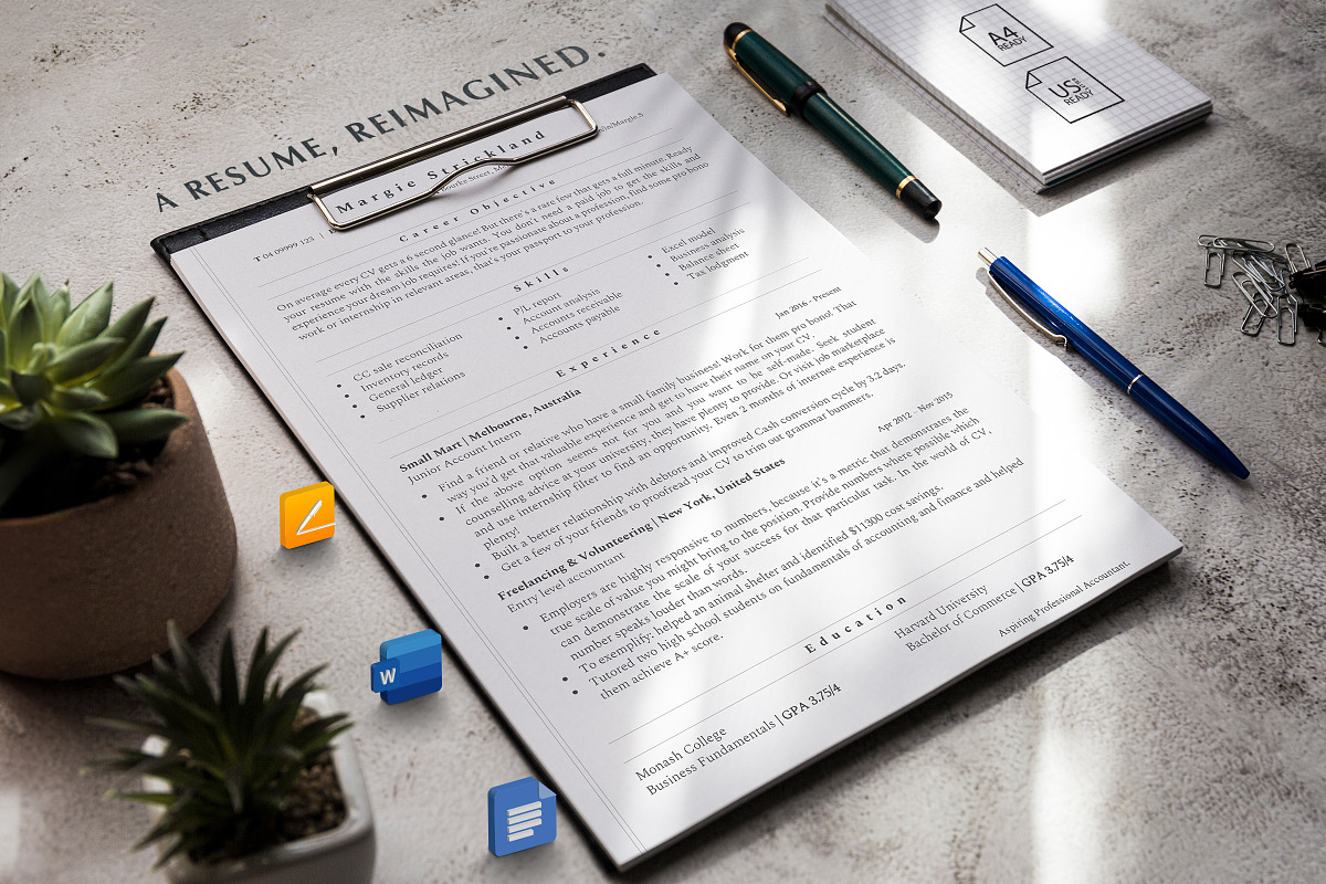 Accountant CV Template | CV Template, a Resume Template by Career Canvas (Photo 9 of 11)